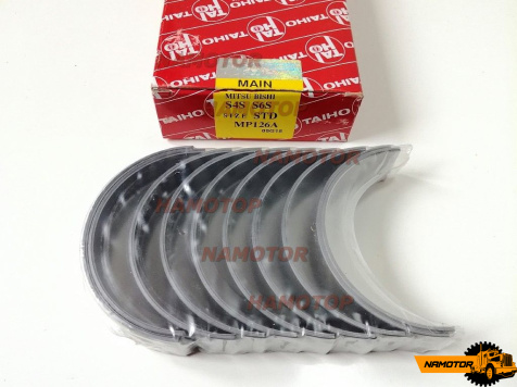 Вкладыш коренной MMC S4S, S6S, M1-1843GP, MR-1843A, MP6270A, MP126H, 32A09-00010/32B09-00010 (пара на шейку) STD